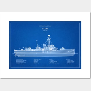 Cobb wpg-181 United States Coast Guard Cutter - ABD Posters and Art